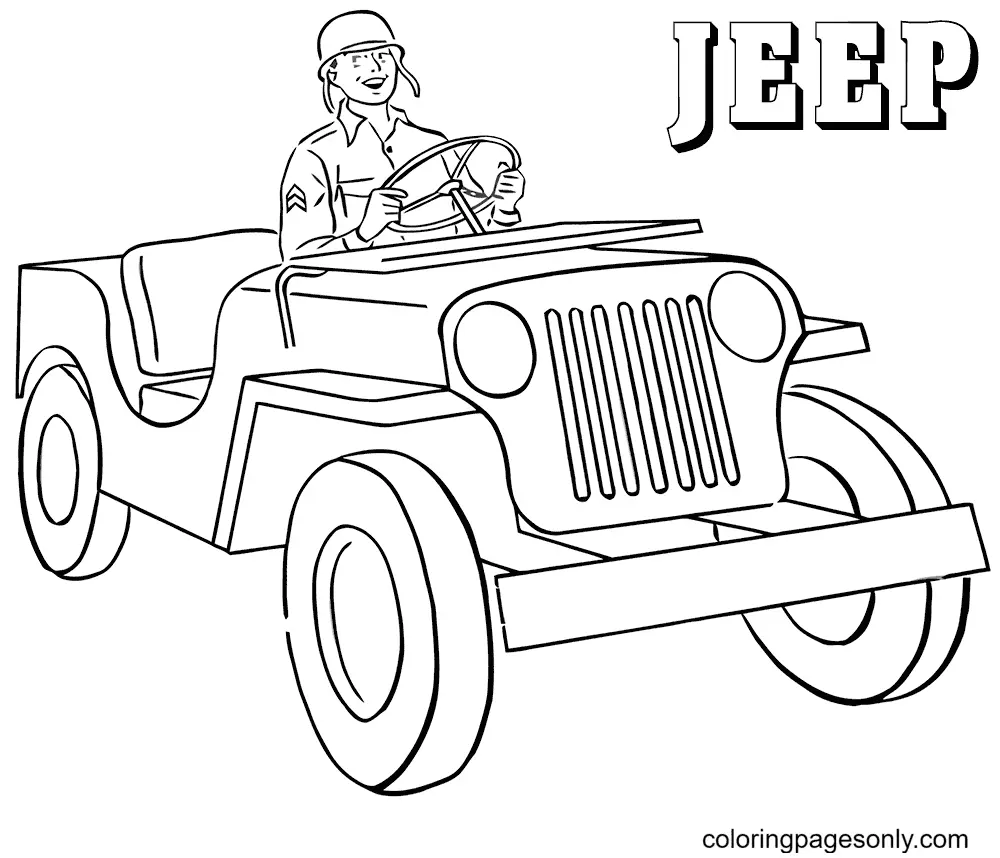 Jeep Coloring Pages 25