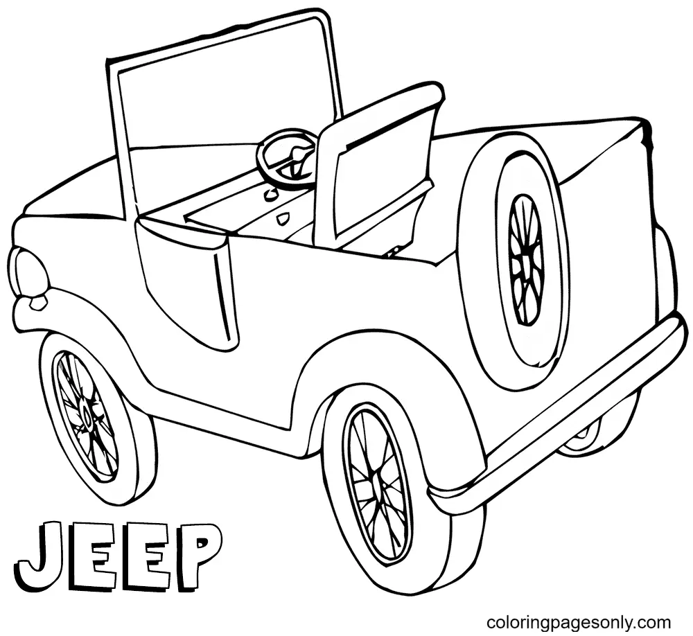 Jeep Coloring Pages 31