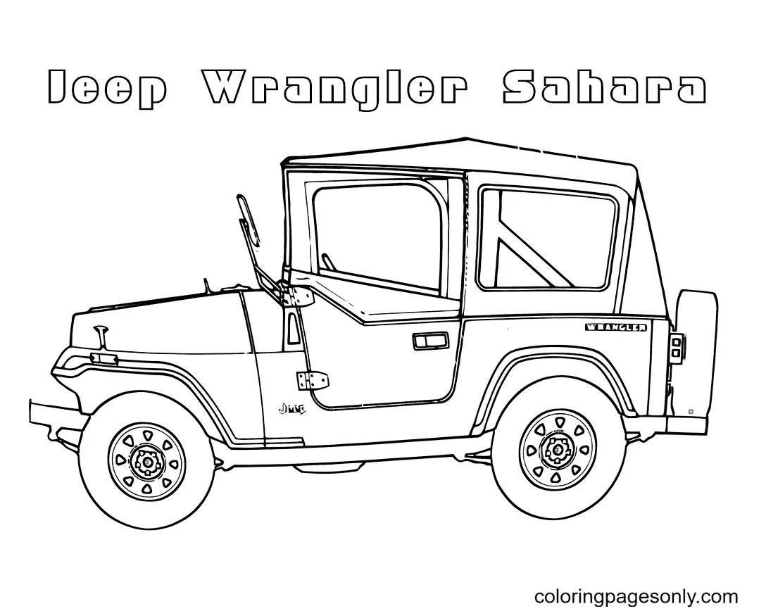 Jeep Coloring Pages 37