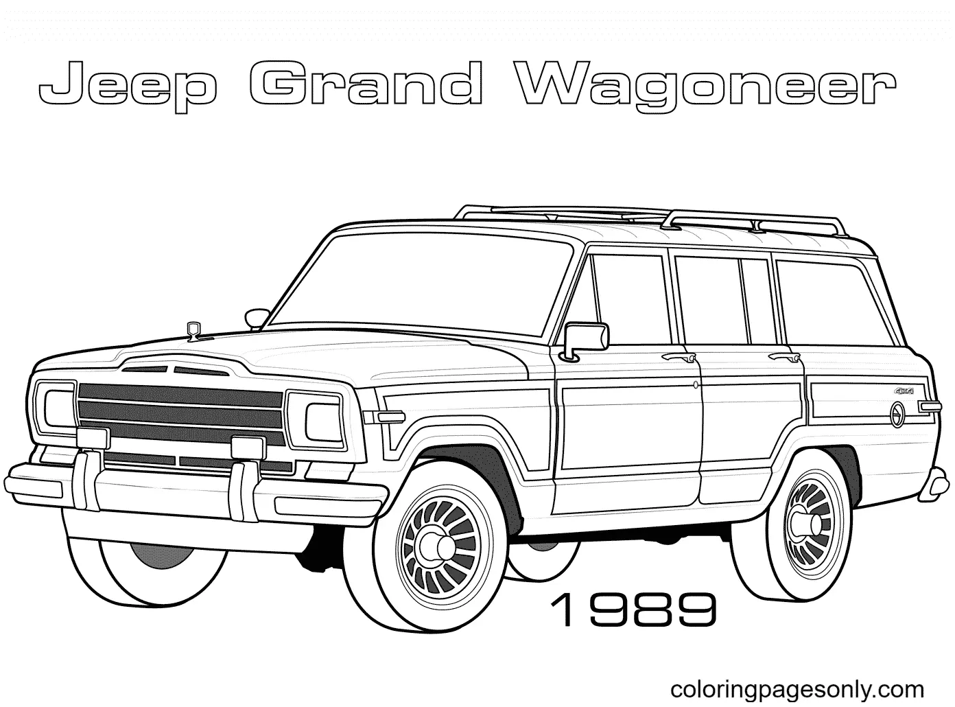 Jeep Coloring Pages 39