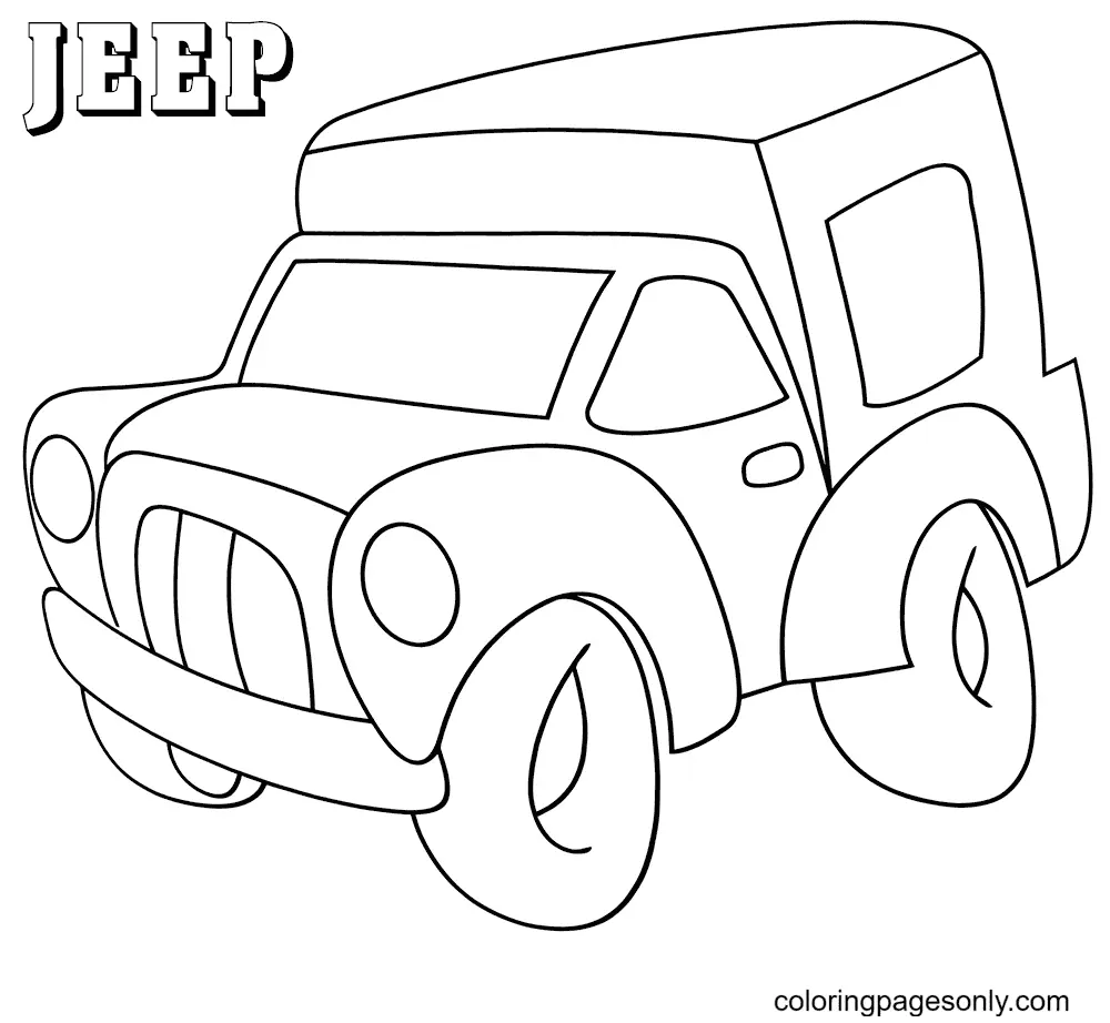 Jeep Coloring Pages 40