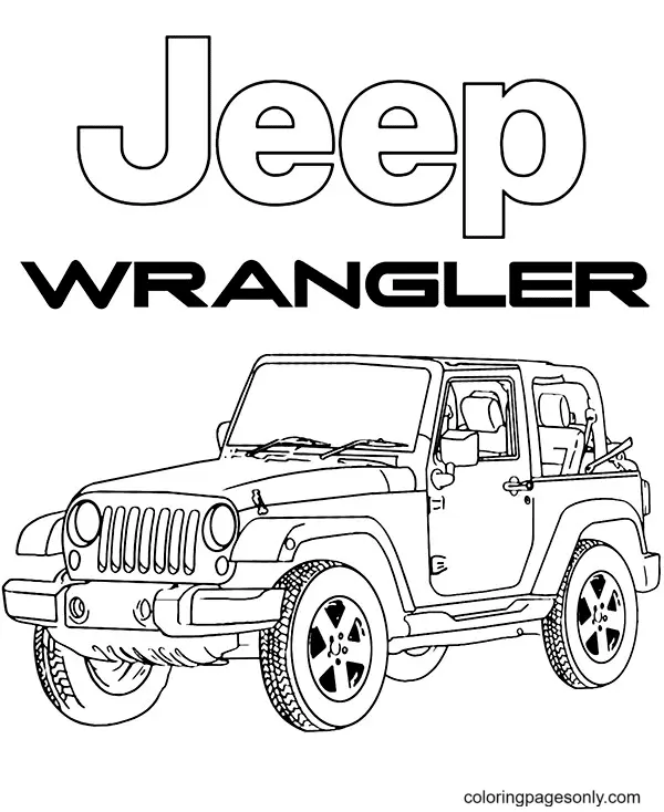 Jeep Coloring Pages 5