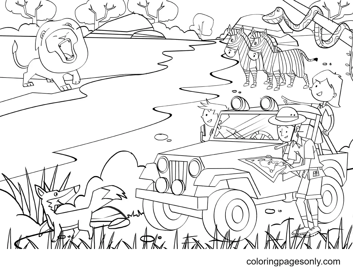 Jeep Coloring Pages 9