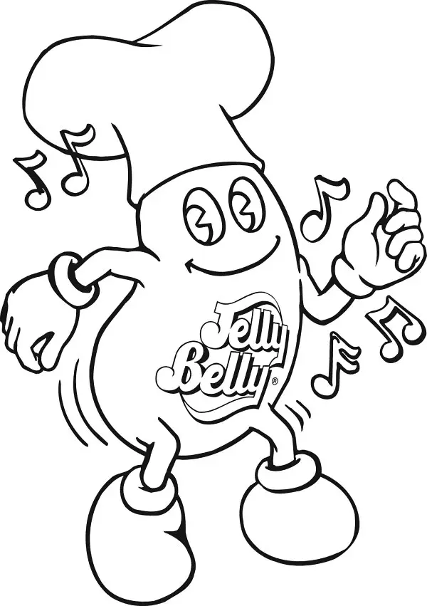 Jelly Belly Ausmalbilder 1