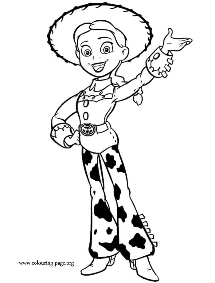 Jessie Toy Story Coloring Pages 1