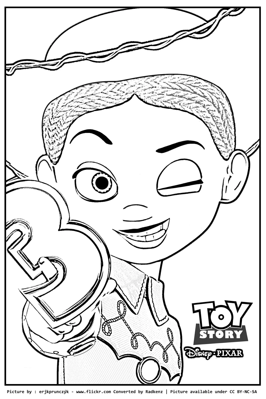 Jessie Toy Story Coloring Pages 11