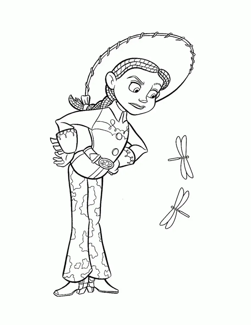 Jessie Toy Story Coloring Pages 16