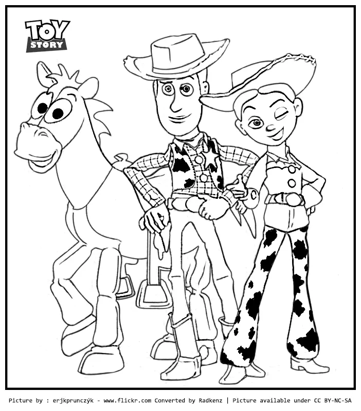 Jessie Toy Story Coloring Pages 18