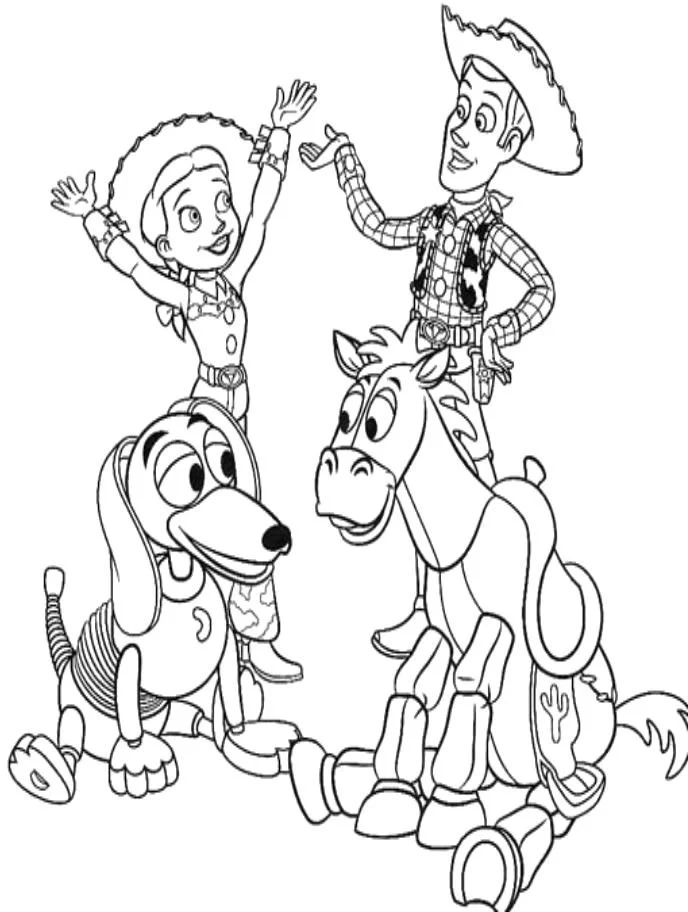 Jessie Toy Story Coloring Pages 19