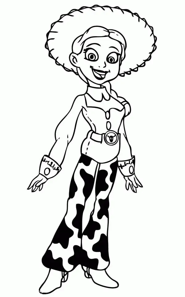 Jessie Toy Story Coloring Pages 20