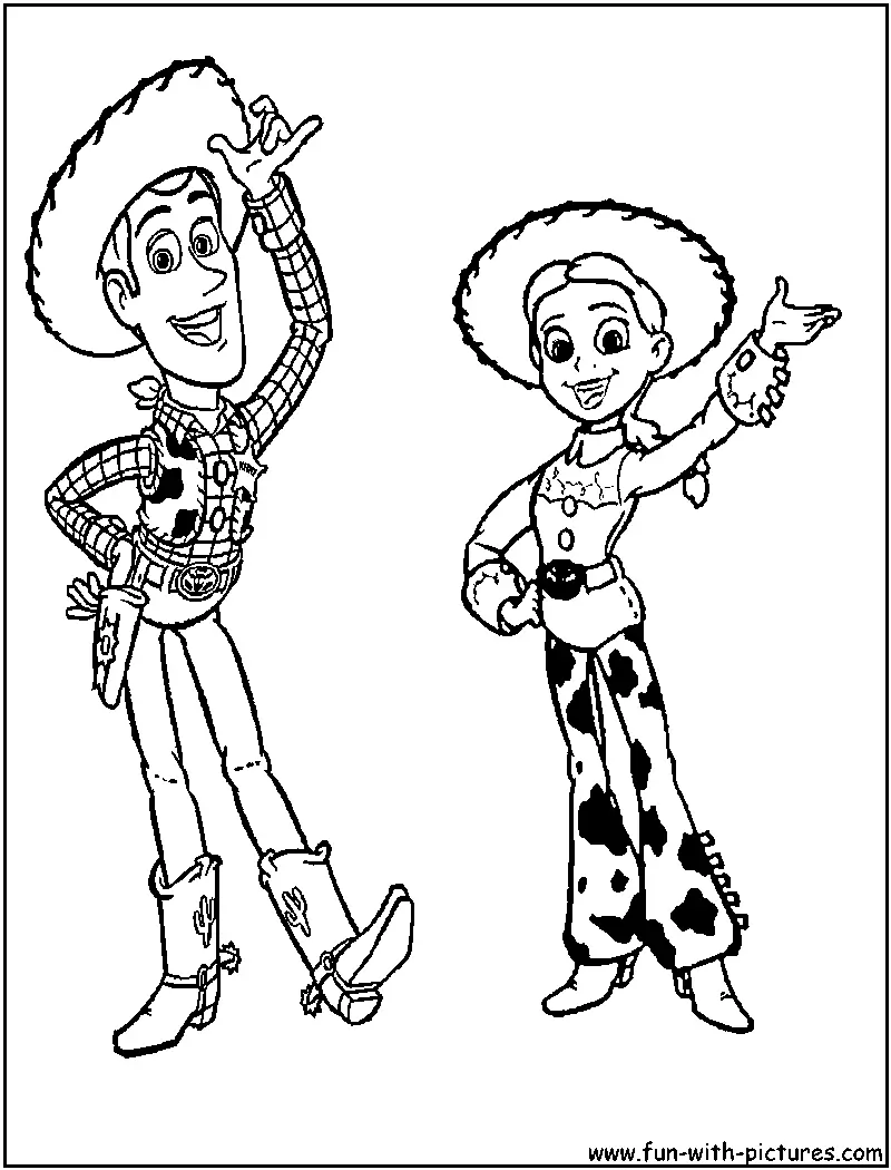 Jessie Toy Story Coloring Pages 22