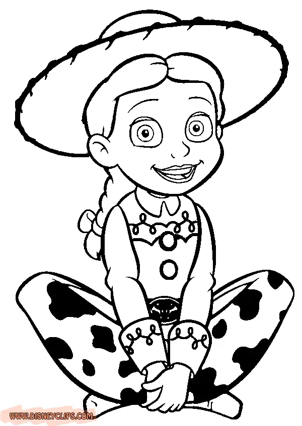 Jessie Toy Story Coloring Pages 23