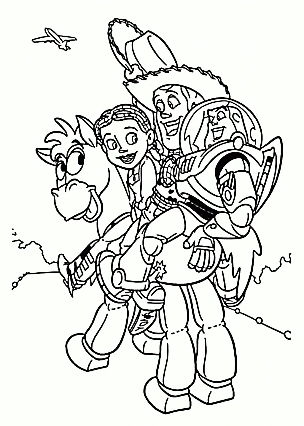 Jessie Toy Story Coloring Pages 24