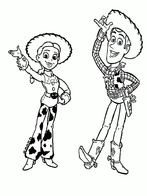 Jessie Toy Story Coloring Pages 25