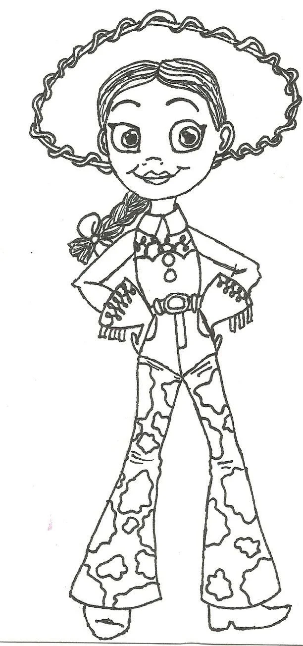 Jessie Toy Story Coloring Pages 27