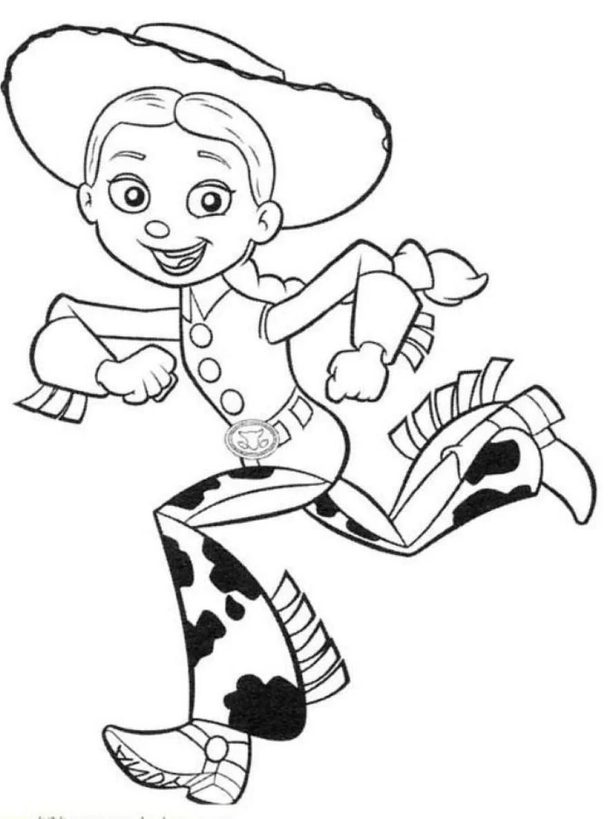 Jessie Toy Story Coloring Pages 3