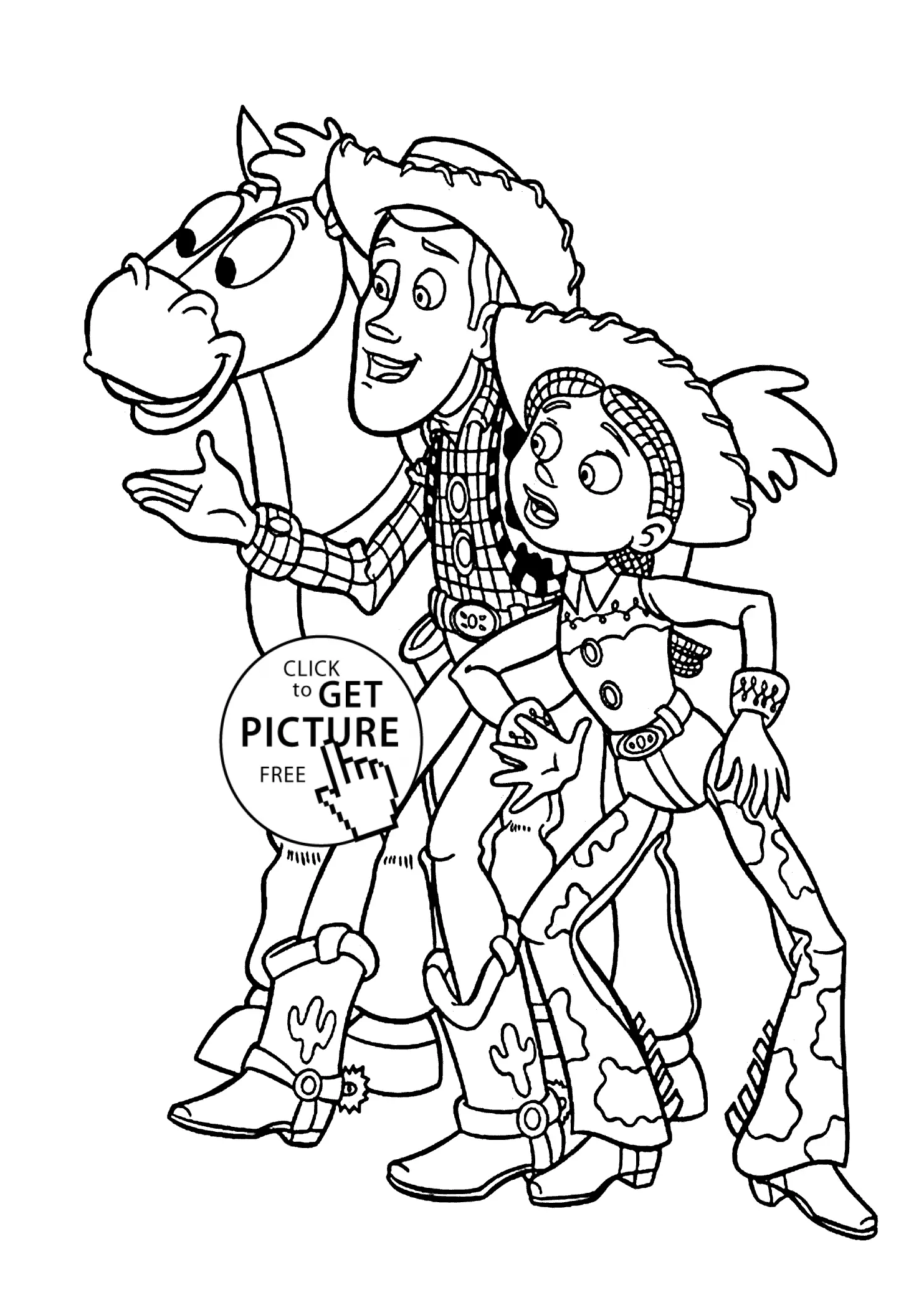 Jessie Toy Story Coloring Pages 31