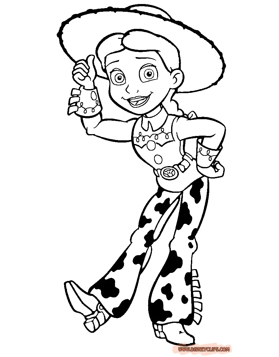 Jessie Toy Story Coloring Pages 5