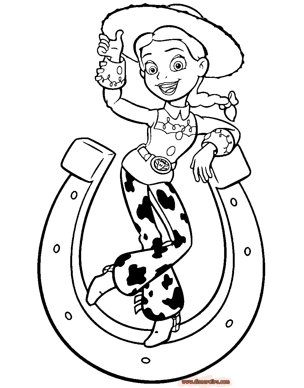 Jessie Toy Story Coloring Pages 9
