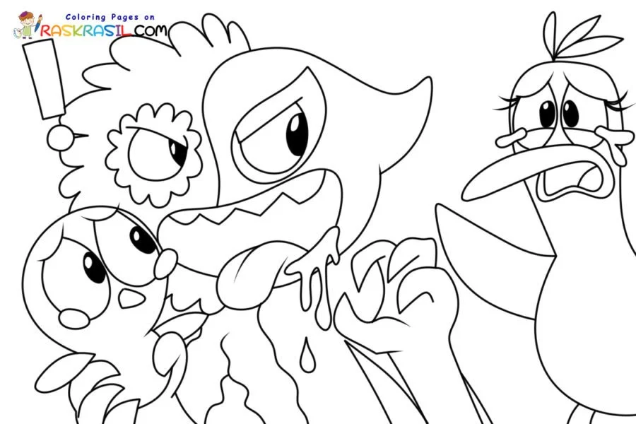 Desenhos de Jester Banban Para Colorir 4