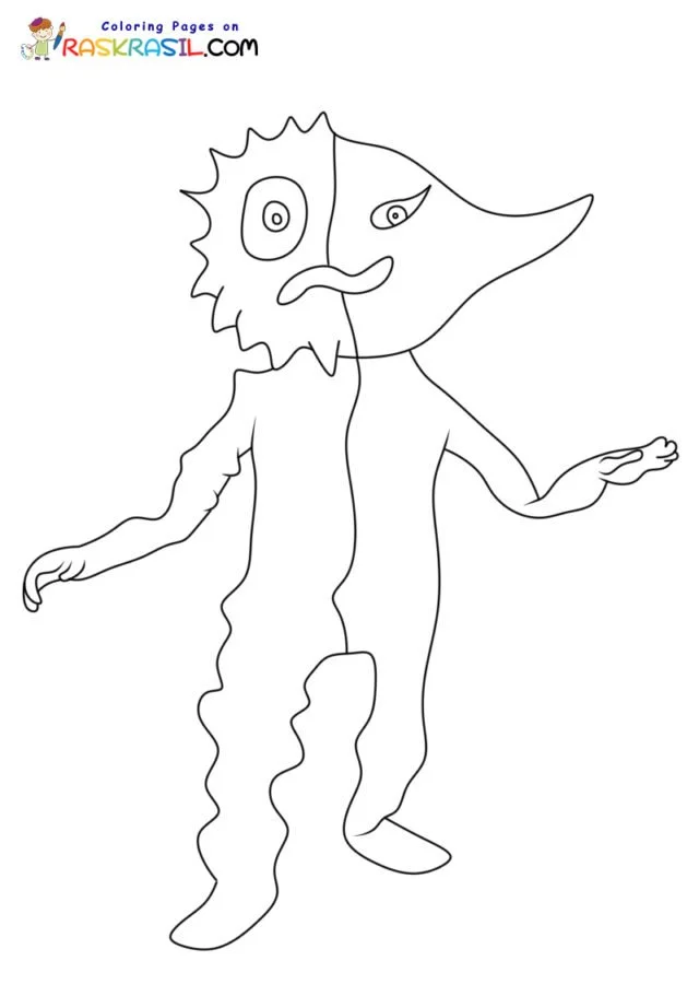 Desenhos de Jester Banban Para Colorir 8
