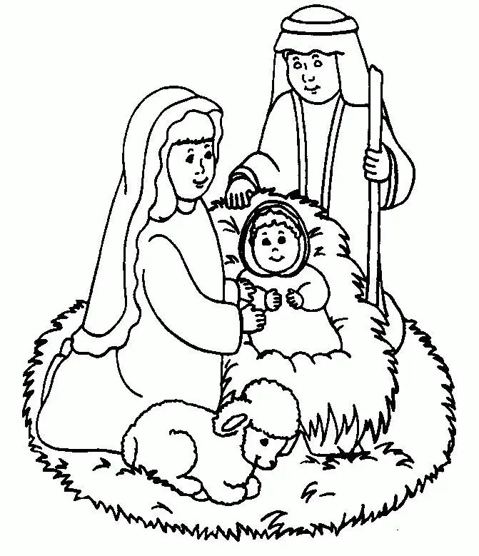 Desenhos de Jesus Para Colorir 10