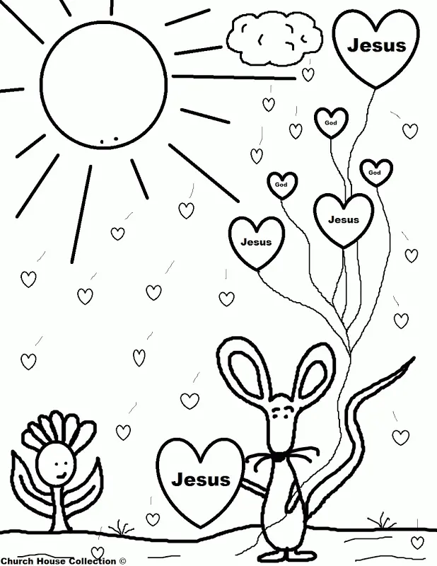Desenhos de Jesus Para Colorir 13
