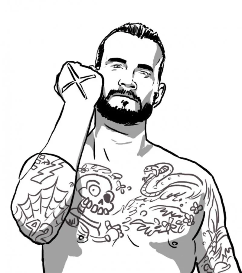 Jey Uso Para Colorear 7