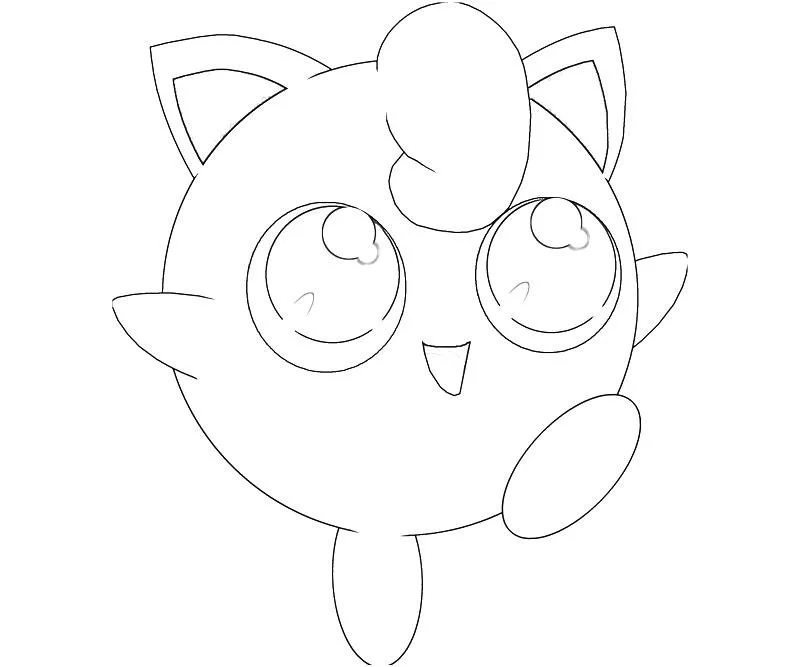 Jigglypuff Para Colorear 19