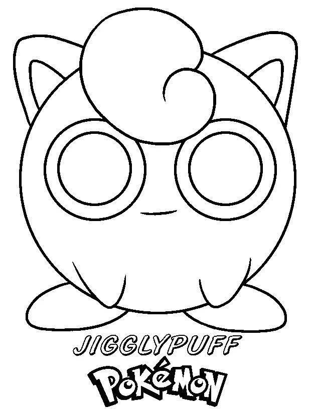 Jigglypuff Para Colorear 20