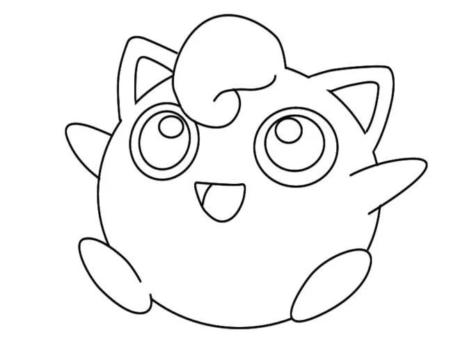 Jigglypuff Para Colorear 8