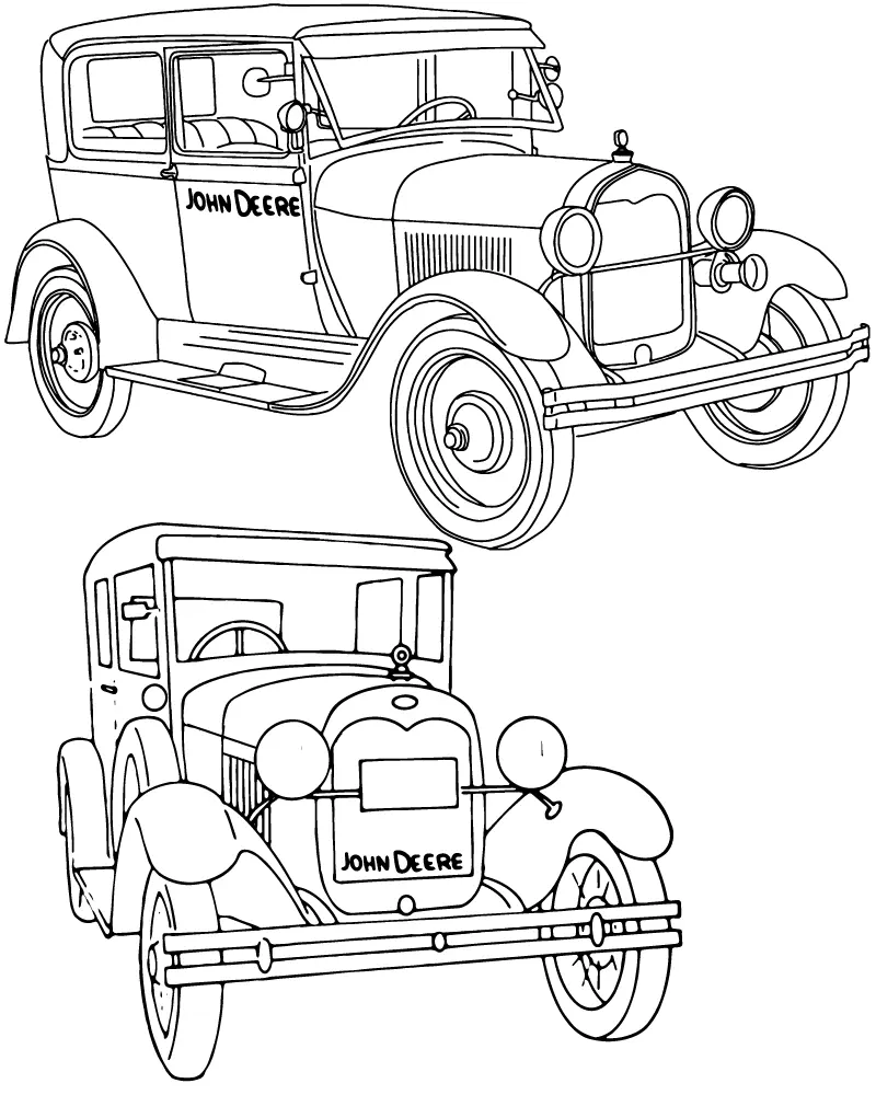 John Deere Para Colorear 14
