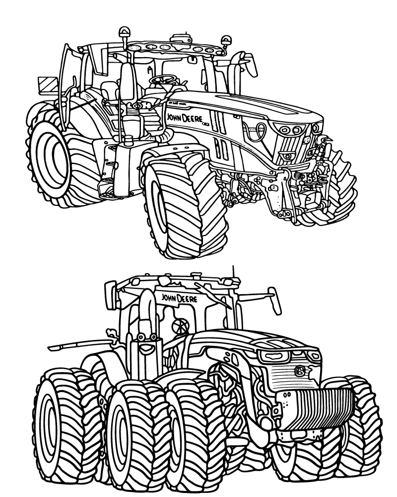 John Deere Para Colorear 18