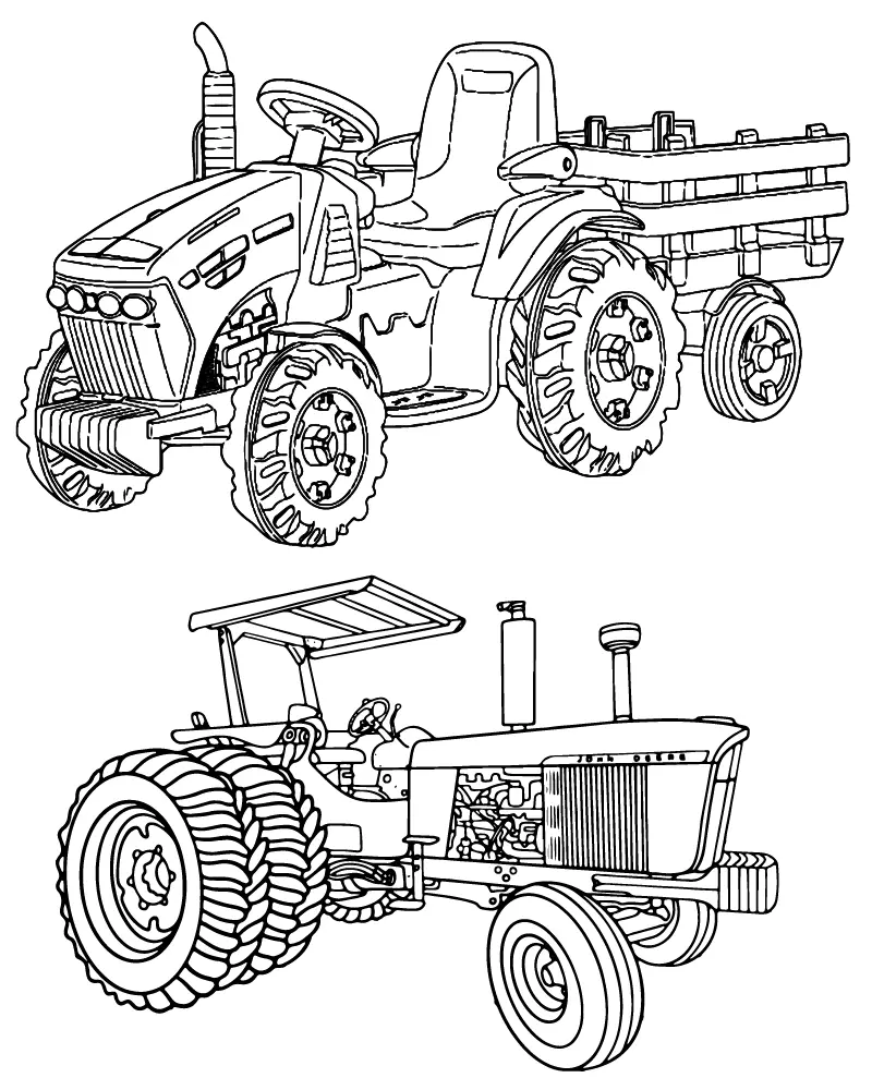John Deere Para Colorear 19