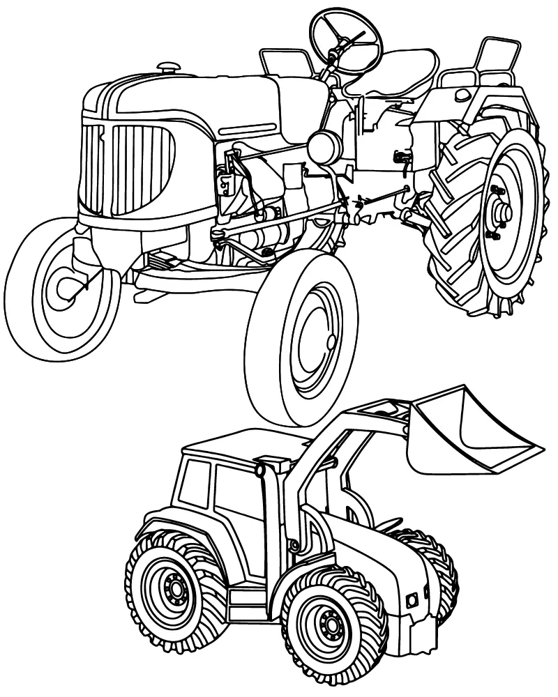 John Deere Para Colorear 2