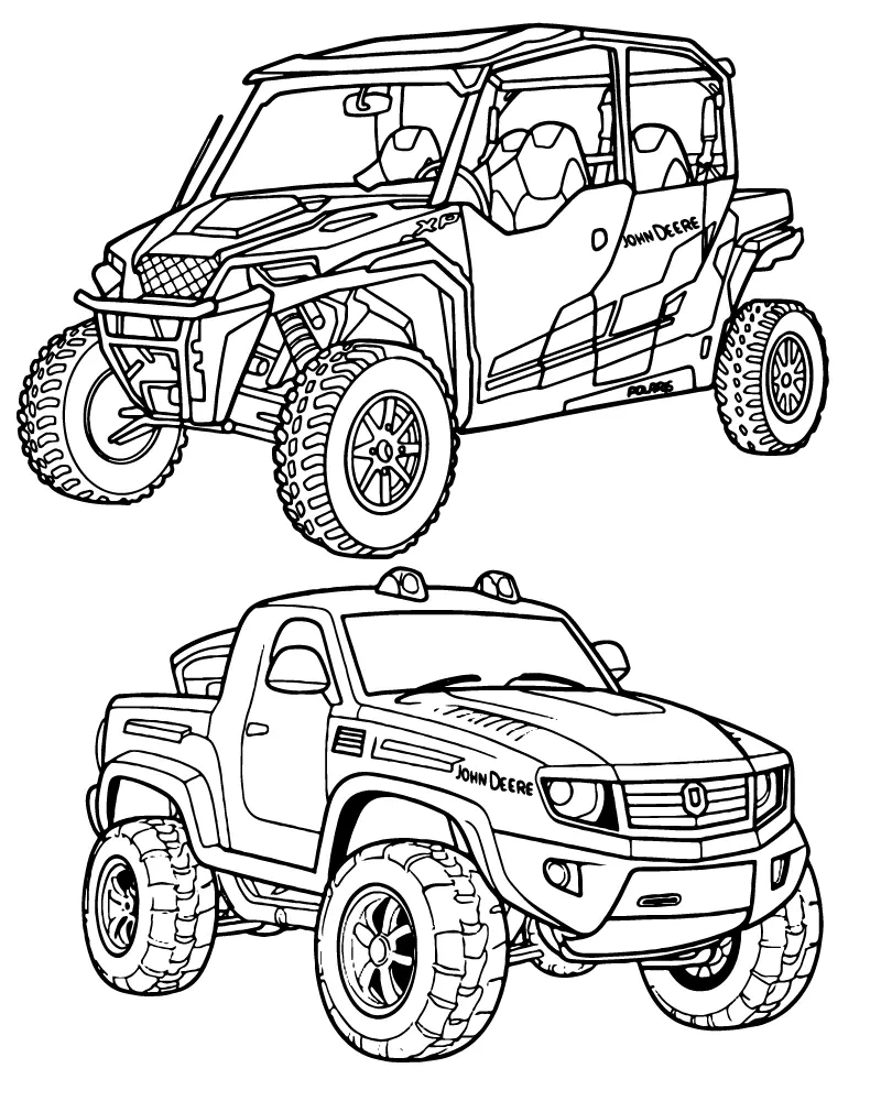 John Deere Para Colorear 20
