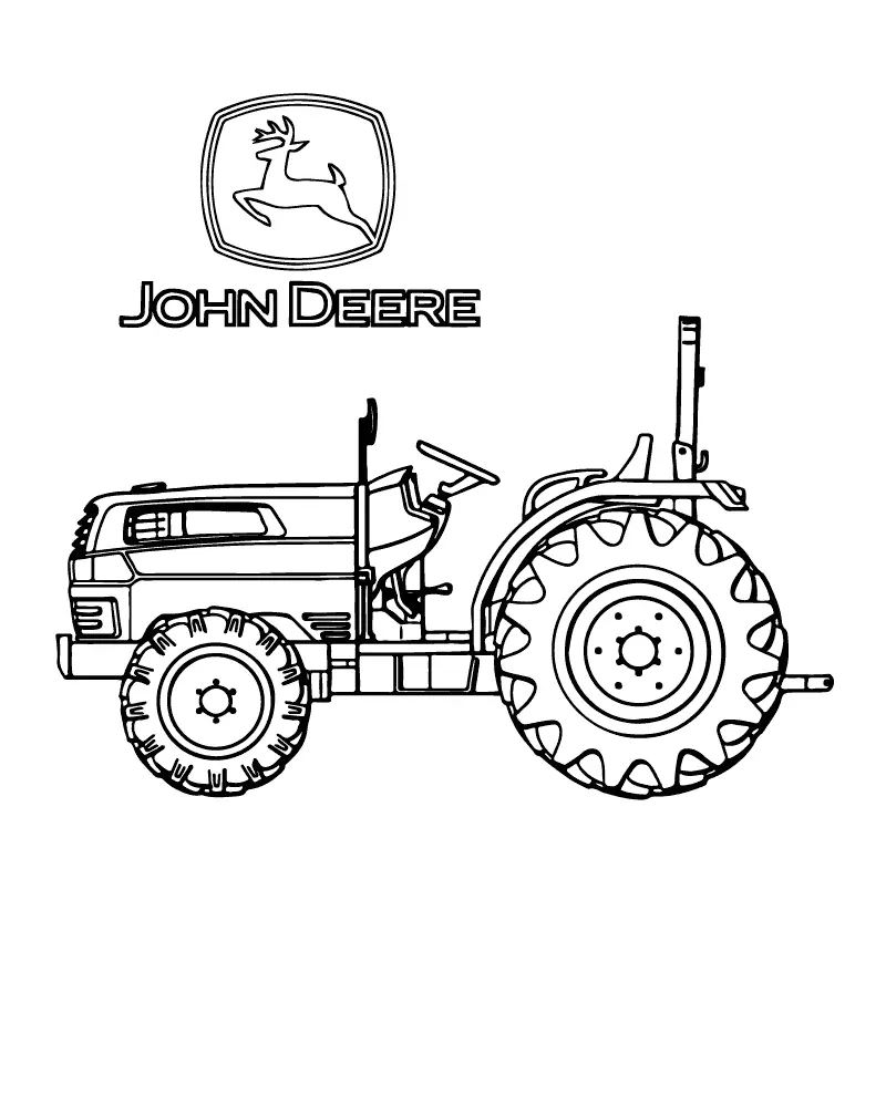 John Deere Para Colorear 23