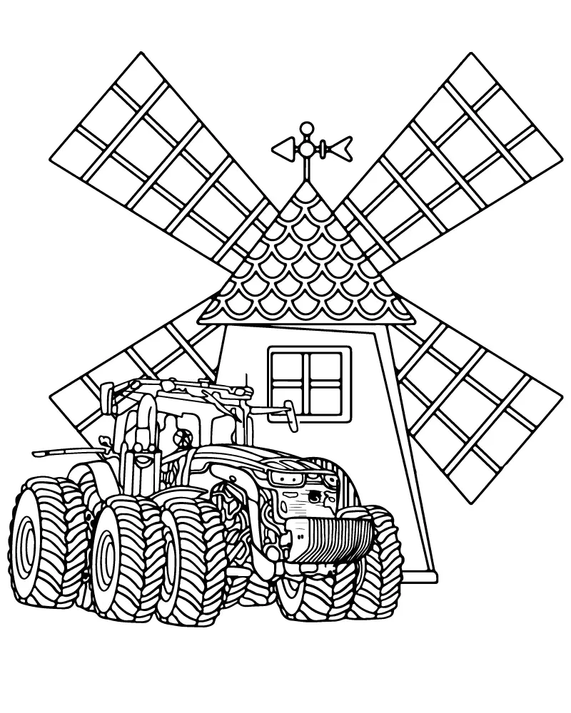 John Deere Para Colorear 24