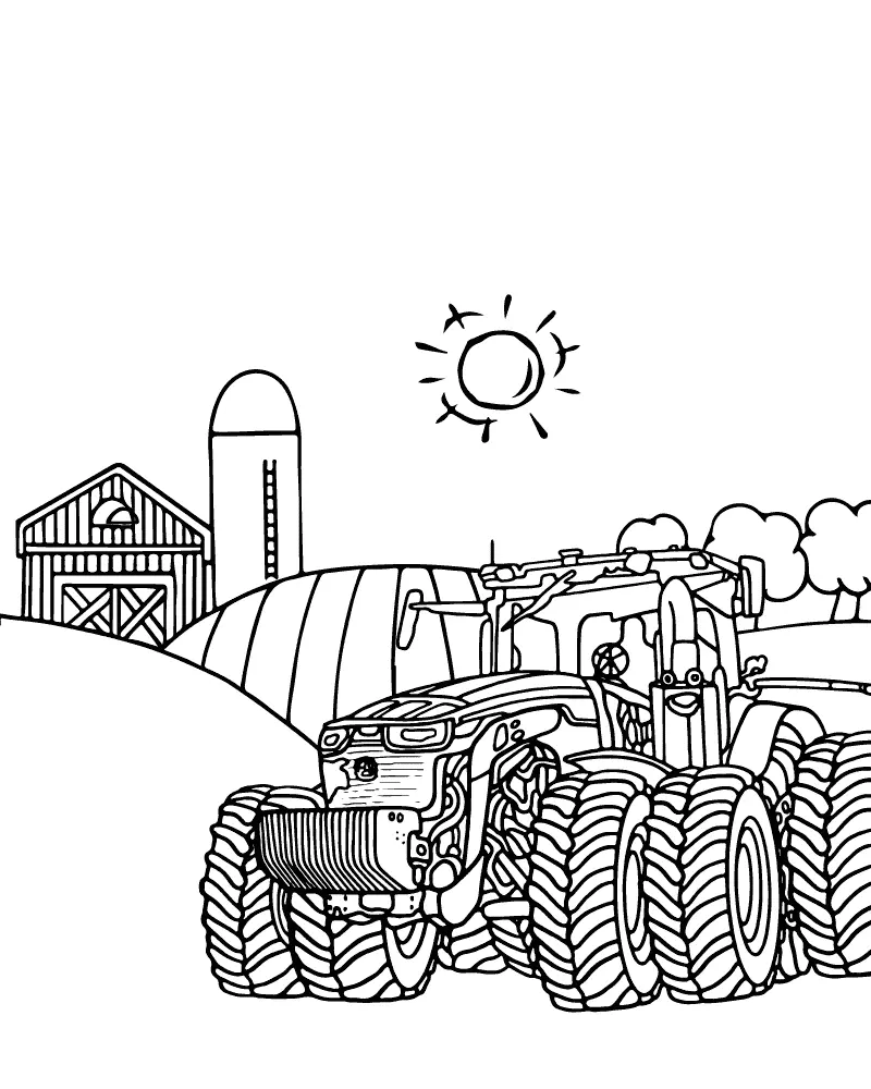 John Deere Para Colorear 31