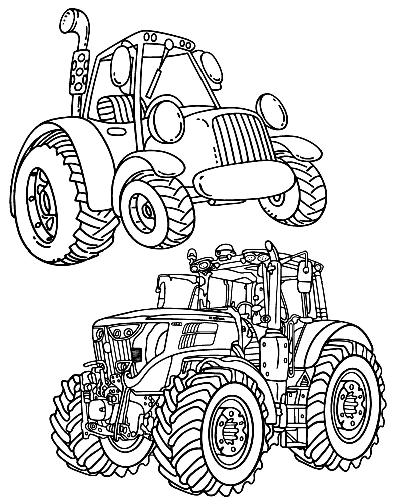 John Deere Para Colorear 4