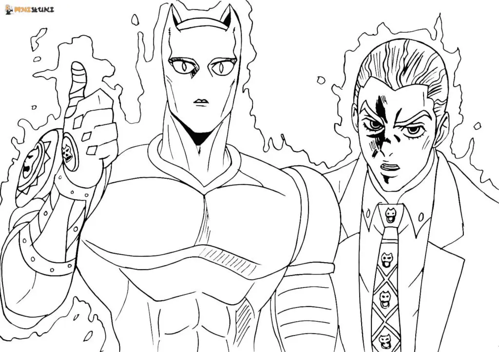 Desenhos de JoJo s Bizarre Adventure Para Colorir 12