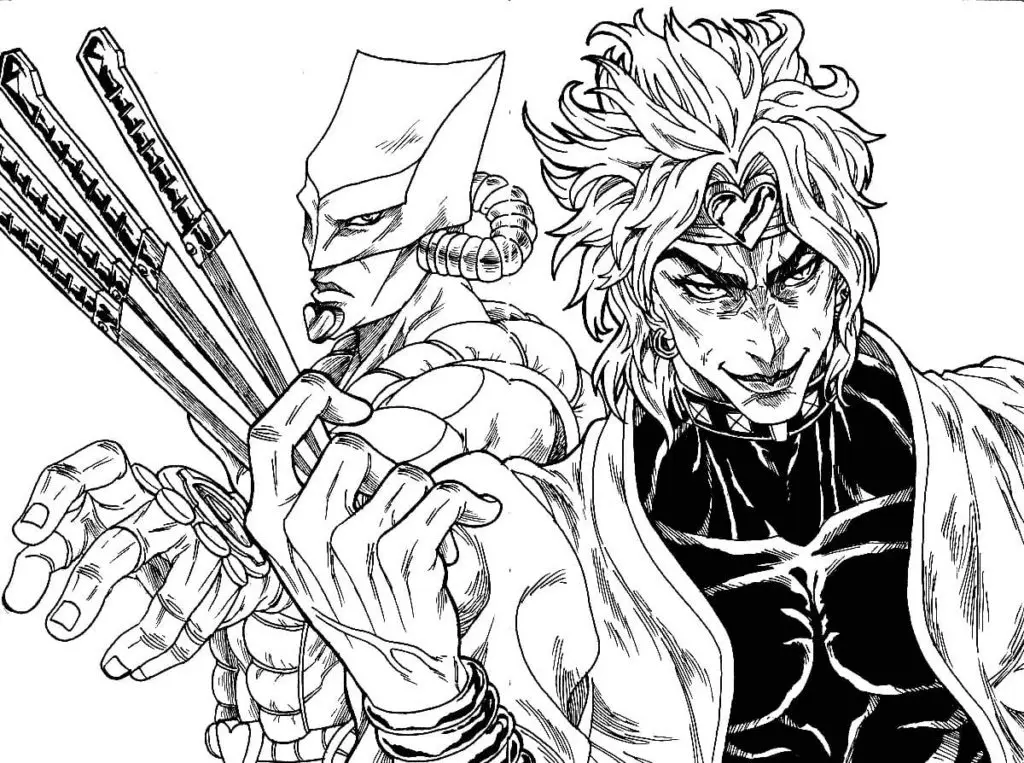 Desenhos de JoJo s Bizarre Adventure Para Colorir 32