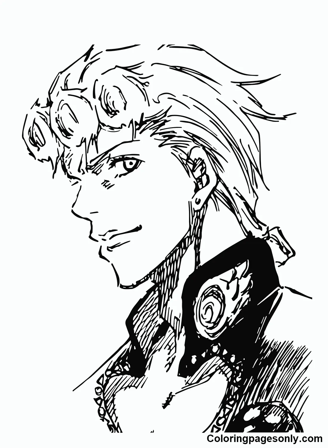 Desenhos de JoJo s Bizarre Adventure Para Colorir 64