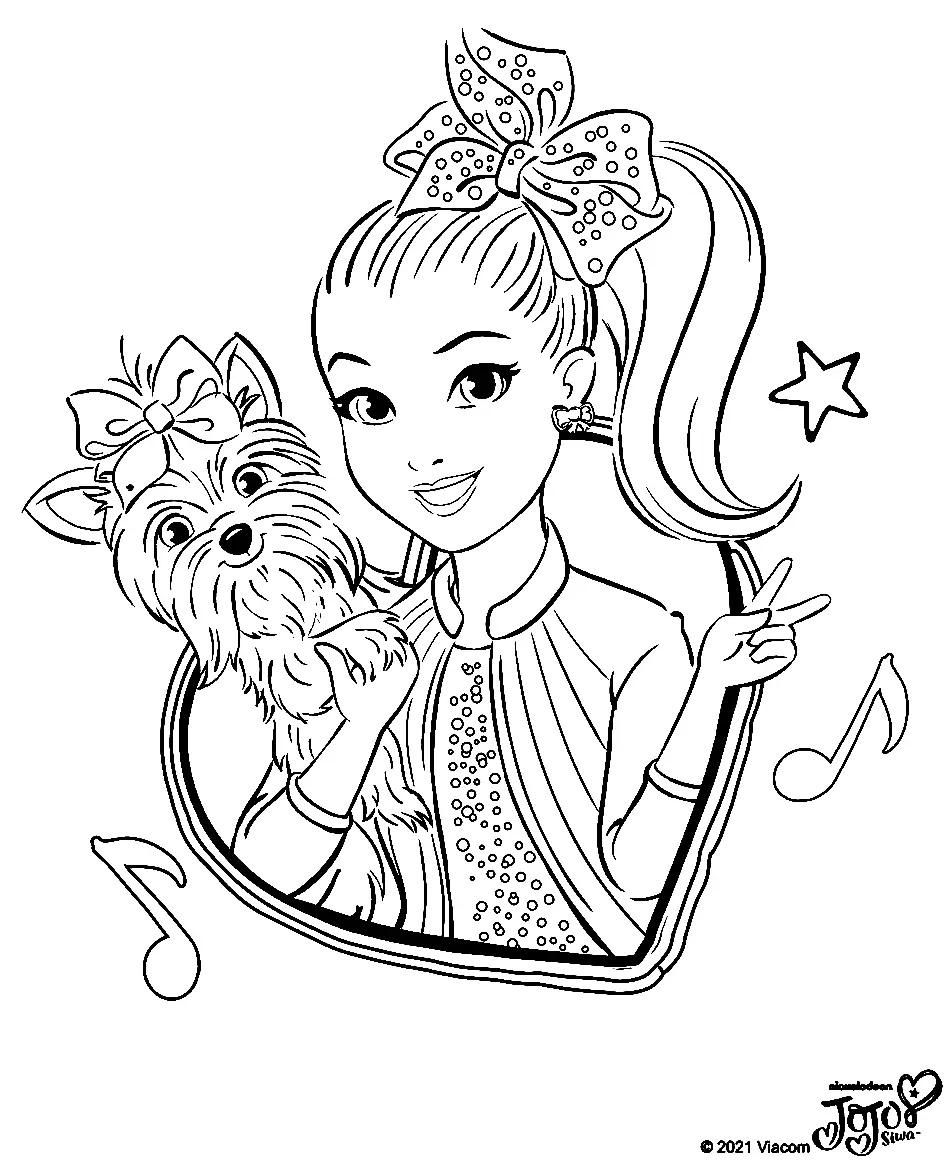 Desenhos de Jojo Siwa Para Colorir 44