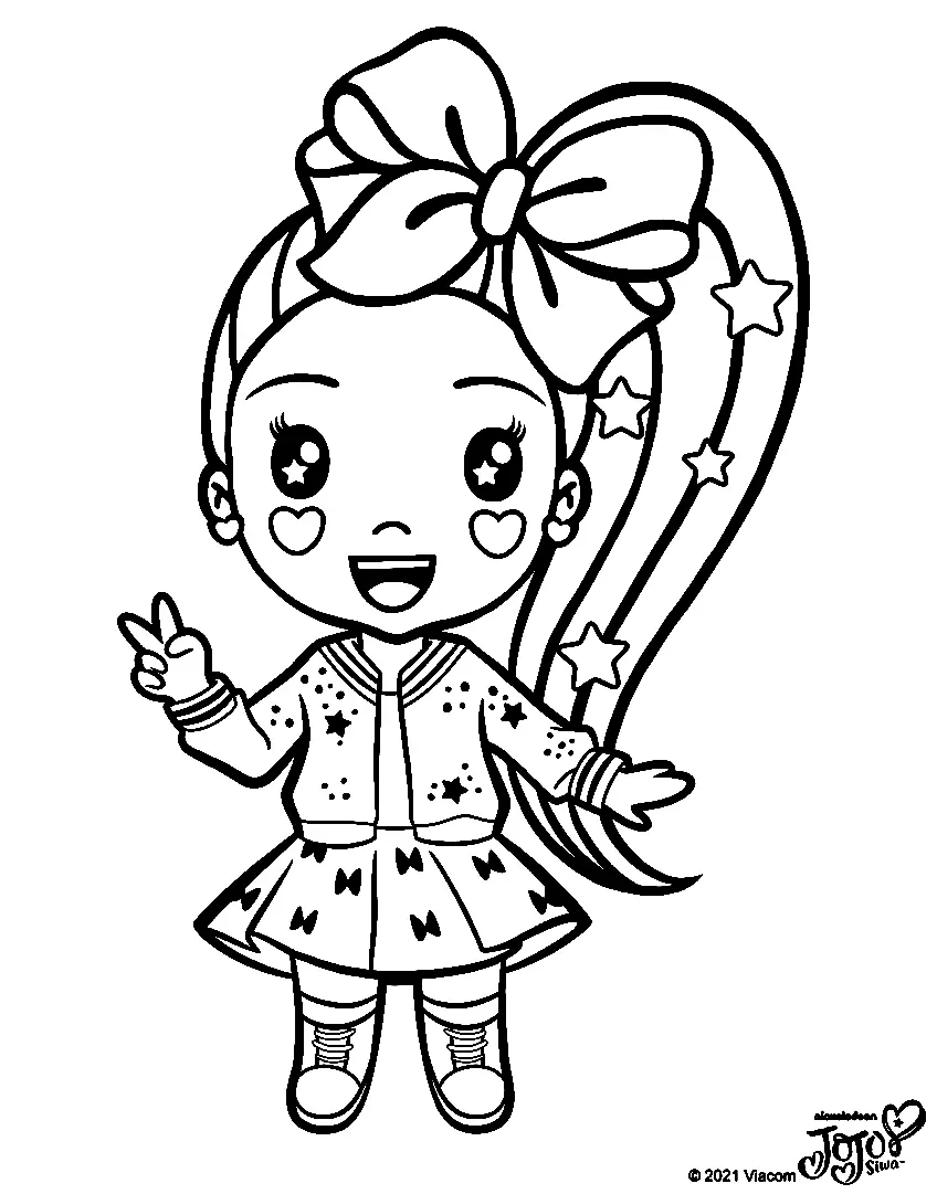 Desenhos de Jojo Siwa Para Colorir 69