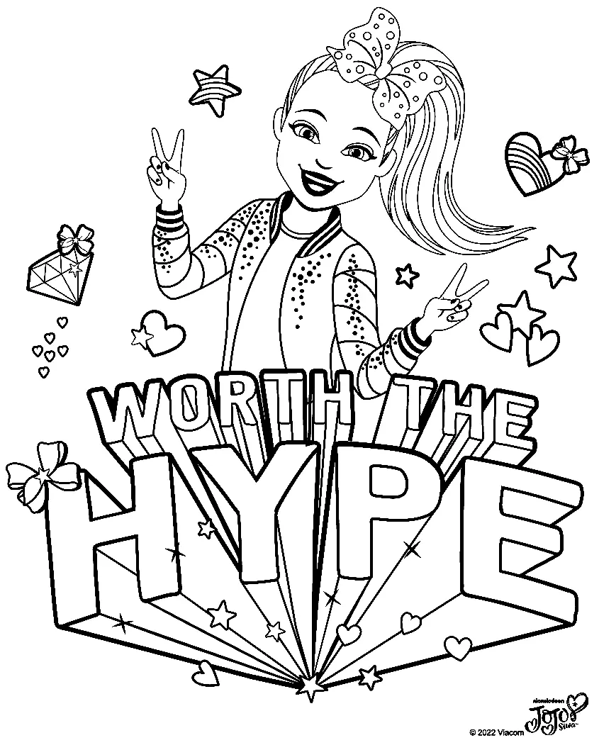 Desenhos de Jojo Siwa Para Colorir 80