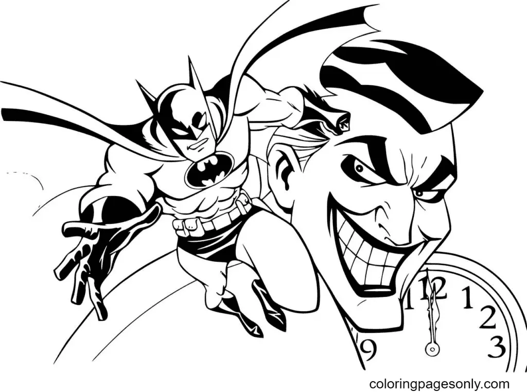 Joker Coloring Pages 10