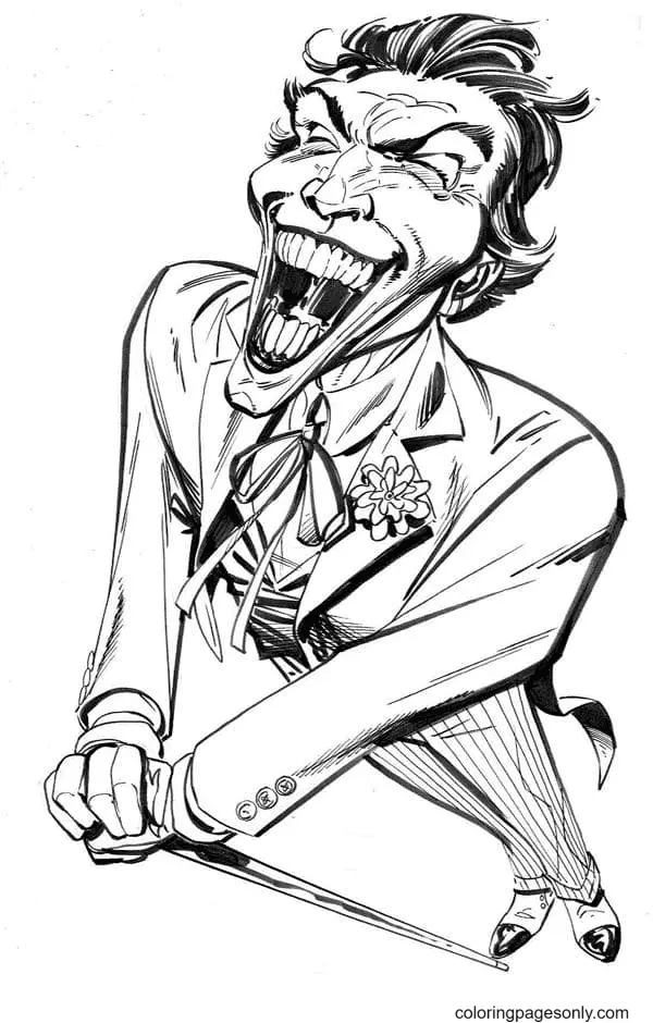 Joker Coloring Pages 17