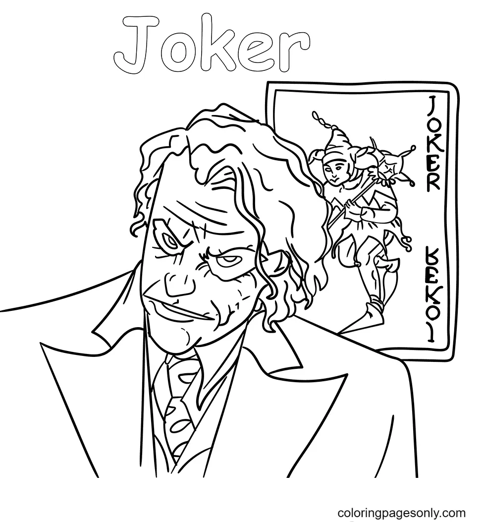 Joker Coloring Pages 38