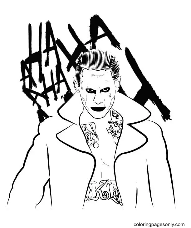 Joker Coloring Pages 4